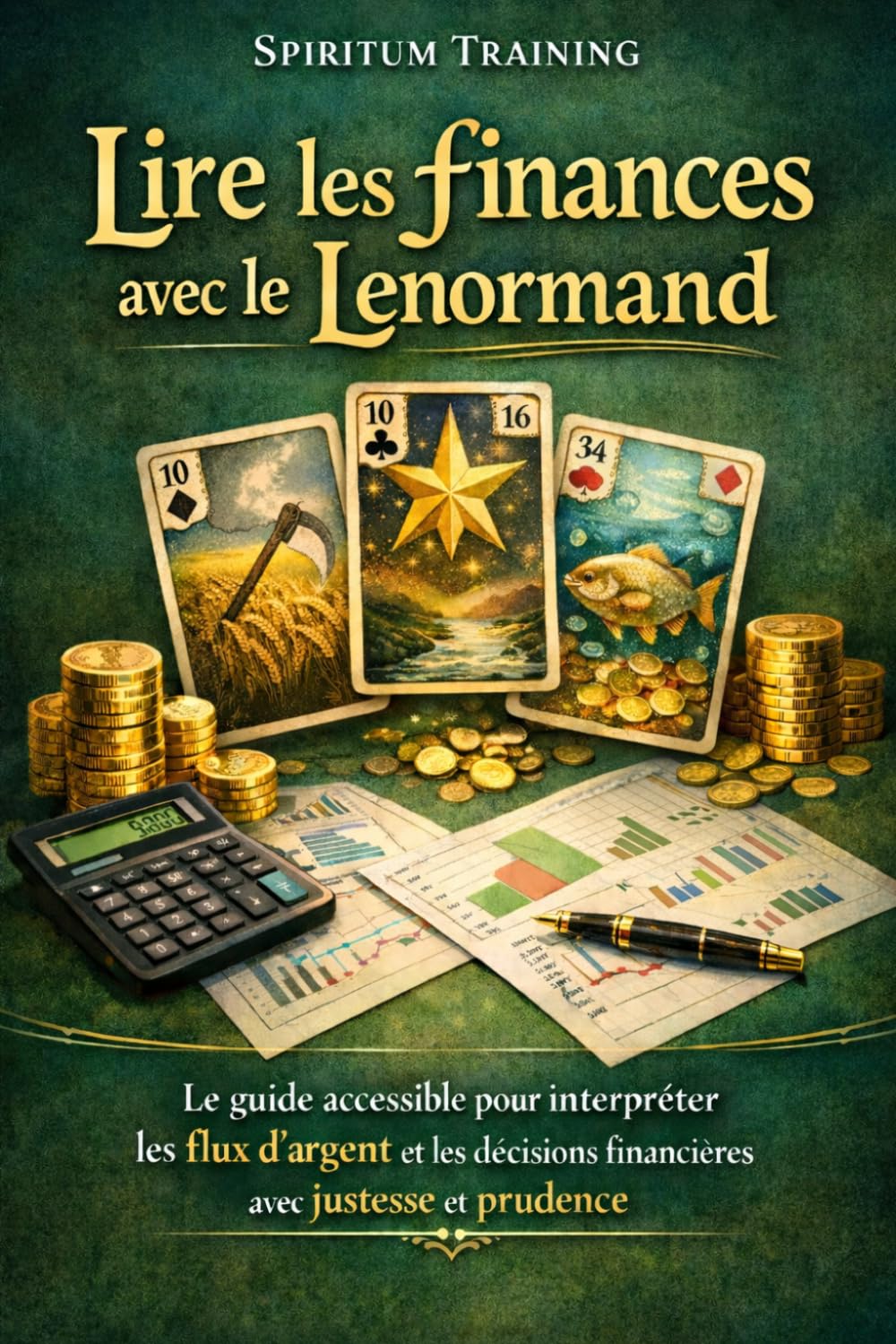 Lire les finances avec le Lenormand: Le guide accessible pour interpréter les flux d’argent et les décisions financières avec justesse et prudence