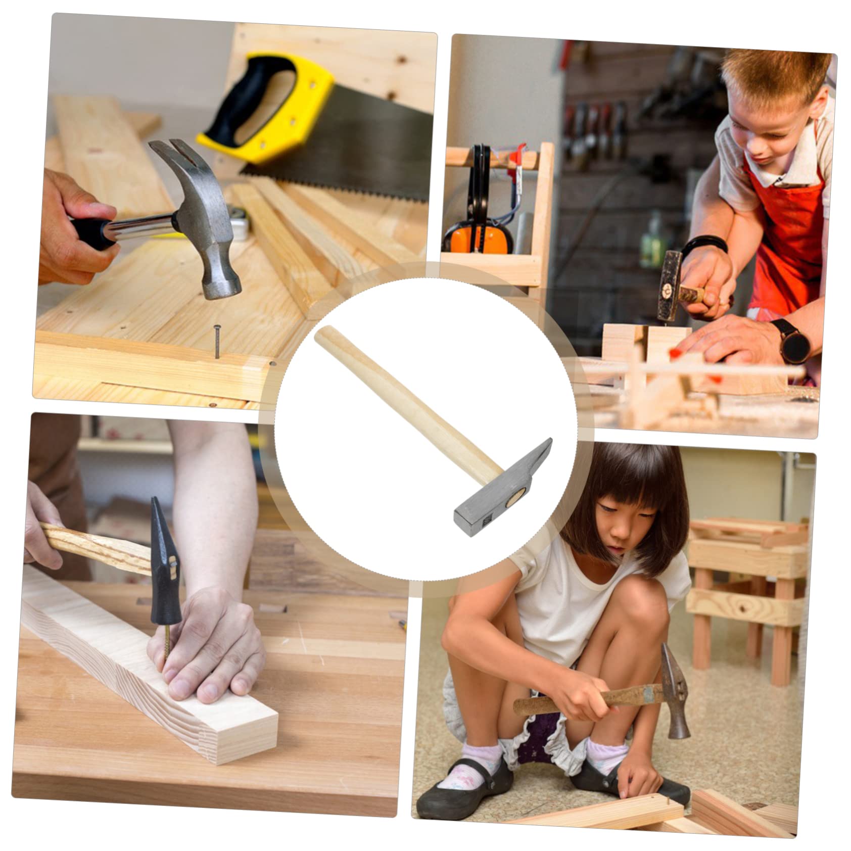 Yardenfun 1pc Flat Hammer Hammer Household Hammer Chipping Hammer Claw Hammer Integrated Hammer Crack Hammer Drilling Hammer Home Hammer Woodworking Hammer Hammer Tack Steel