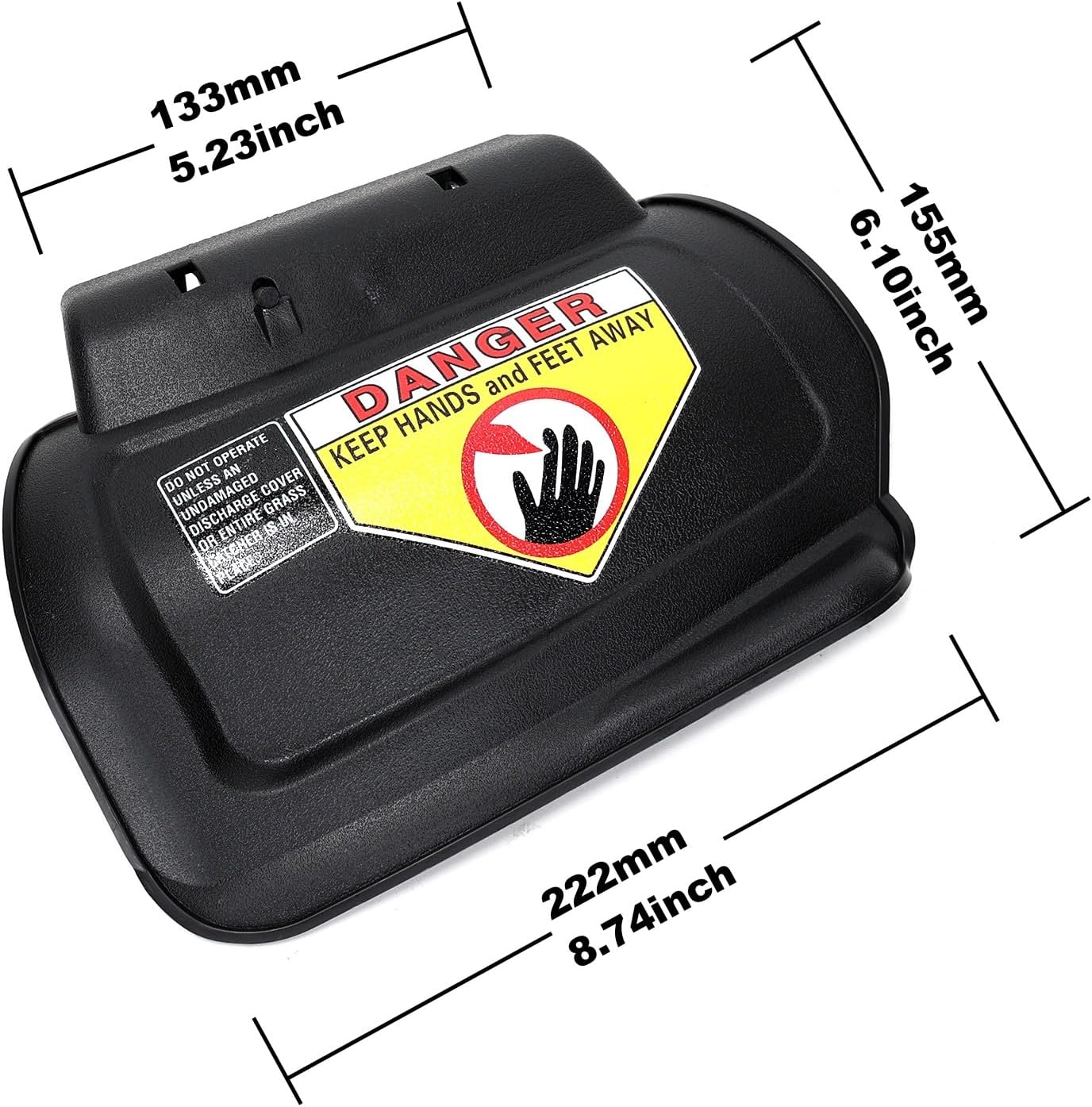 2Pcs Mowers 731-07131 Side Discharge Chute and 987-02516A Hinged Mulch Plug with Hitch Pin and Spring Compatible with MTD Craftsman 21" Lawn Mowers