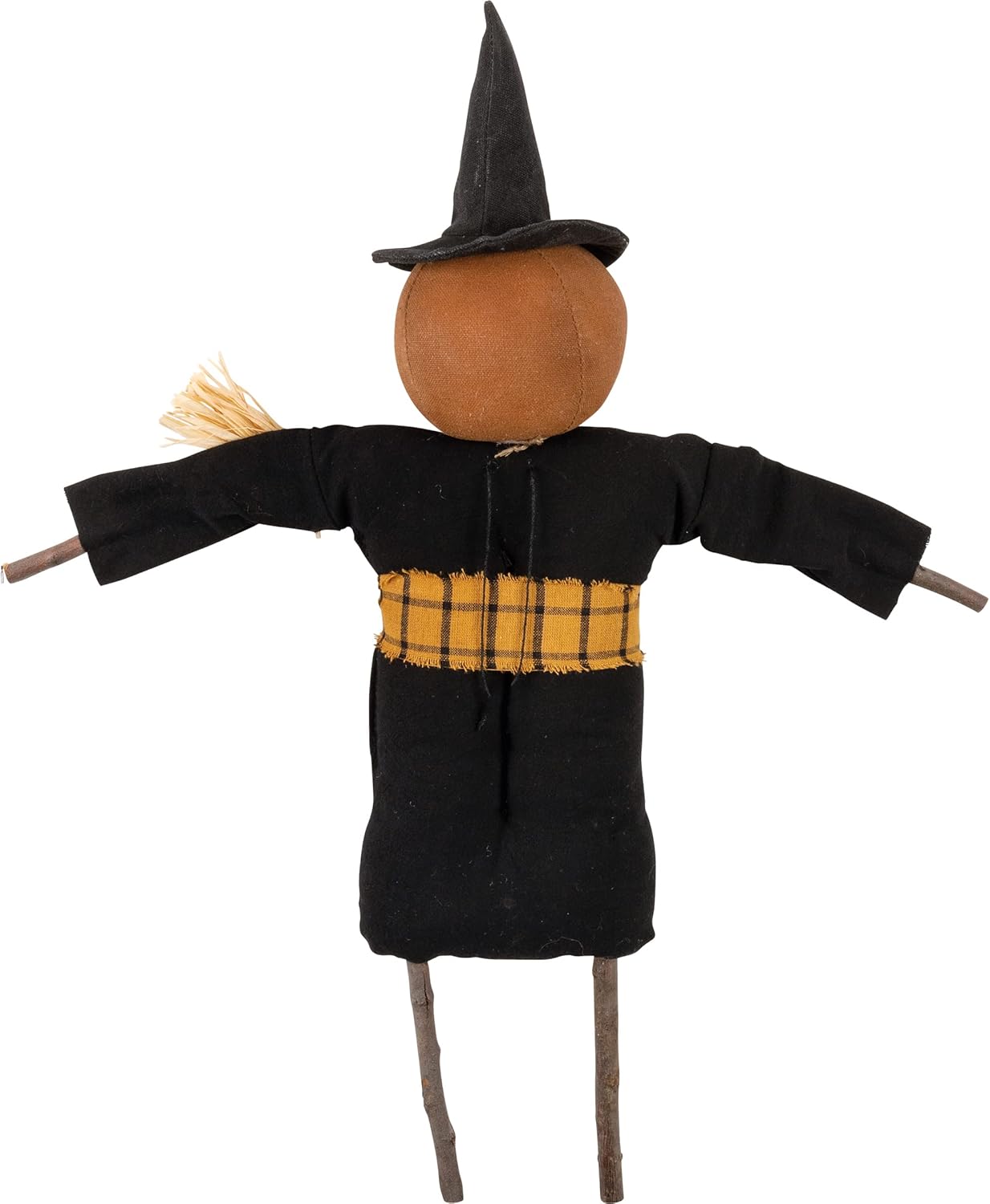 Primitives by Kathy Eek Pumpkin Witch Collectible Doll Black 5.50" x 17" x 3.25"