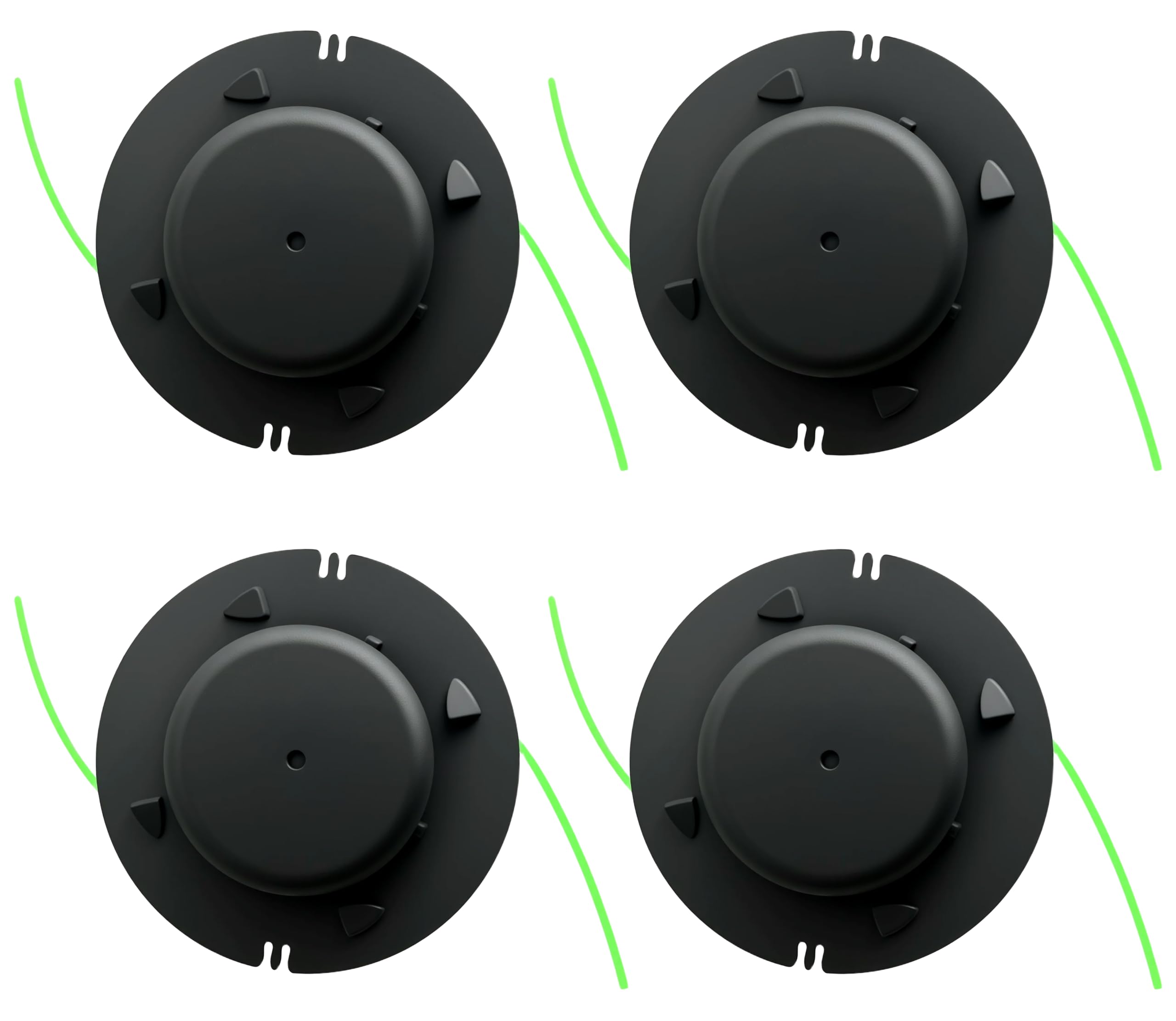 Confezione da 4 bobine di ricambio 4008 710 4302 compatibili con stihl FS56 Trim The Head Automatic Outgoing line 2-2 Strike The Grass Head 2-2 bobine