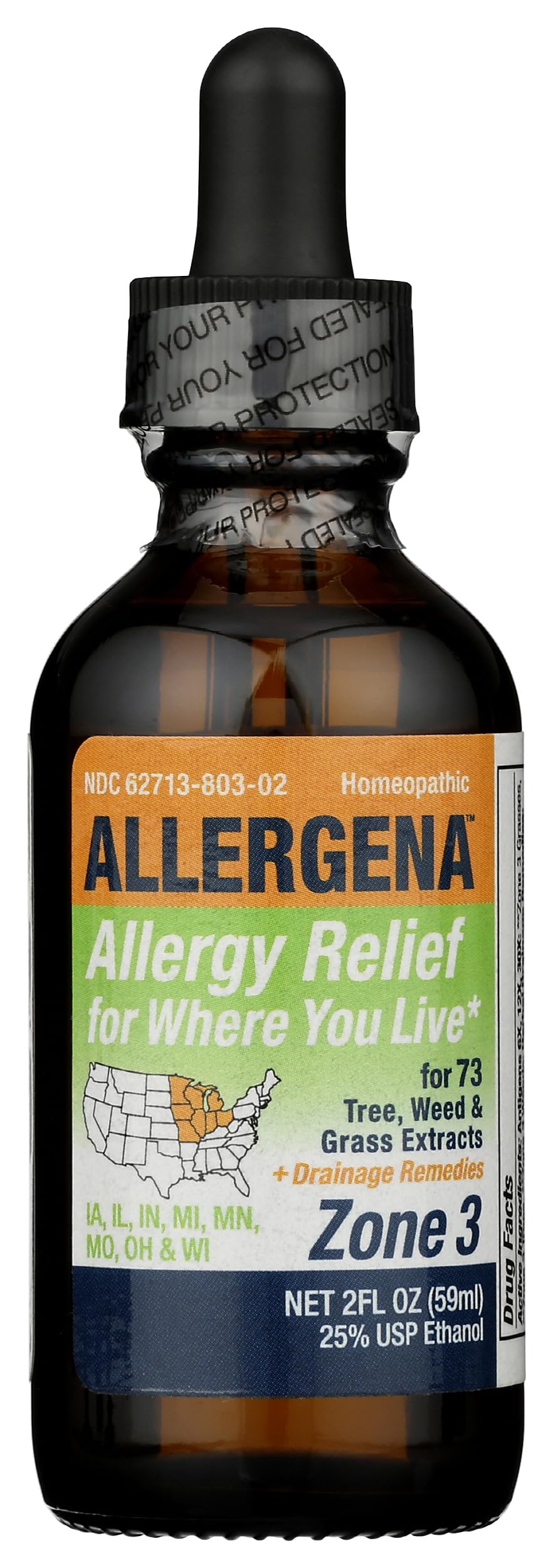 PROGENA Allergena - Allergy Relief Drops Zone 3-2 Ounce