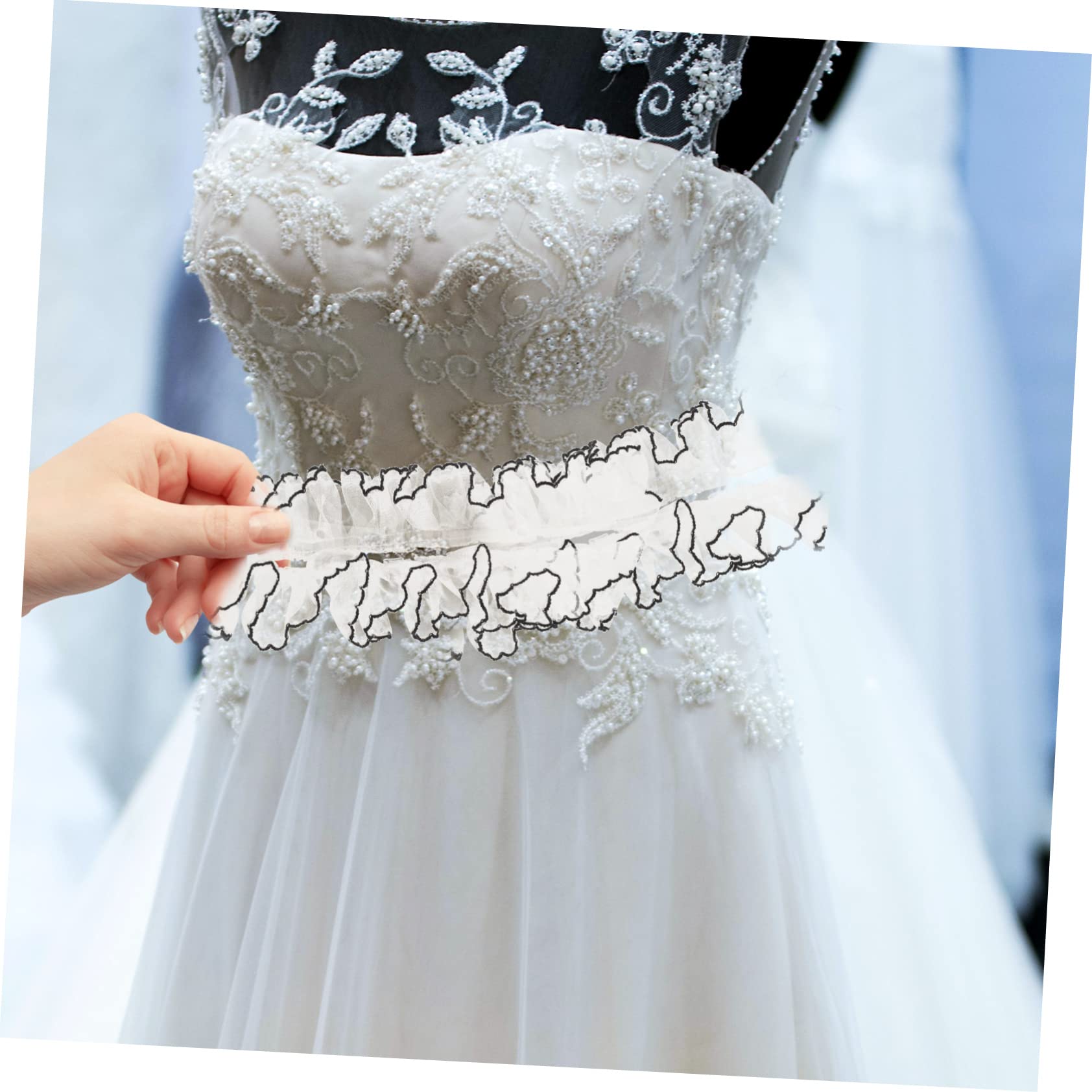 Operitacx 5piezas Cinta De Encaje Retro Material Decorativo Para Manualidades Para Vestidos Diademas y Envoltura De Metros De