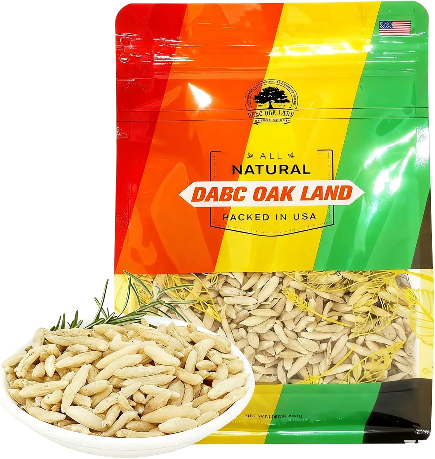 DABC OAK LAND 16OZ Premium Ophiopogon Tea, Chinese Herb Ophiopogon Japonicus Nourishing Yin and nourishing lungs 麦冬 麦冬粒 1 LB bag