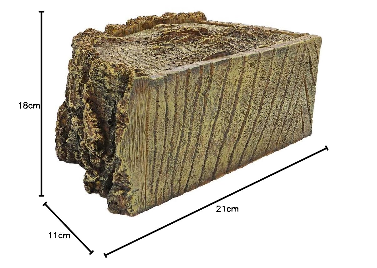 HOBBY Terraristik Eckhöhle Bark 21 x 15 x 11 cm Versteckmöglichkeit für Reptilien Amphibien