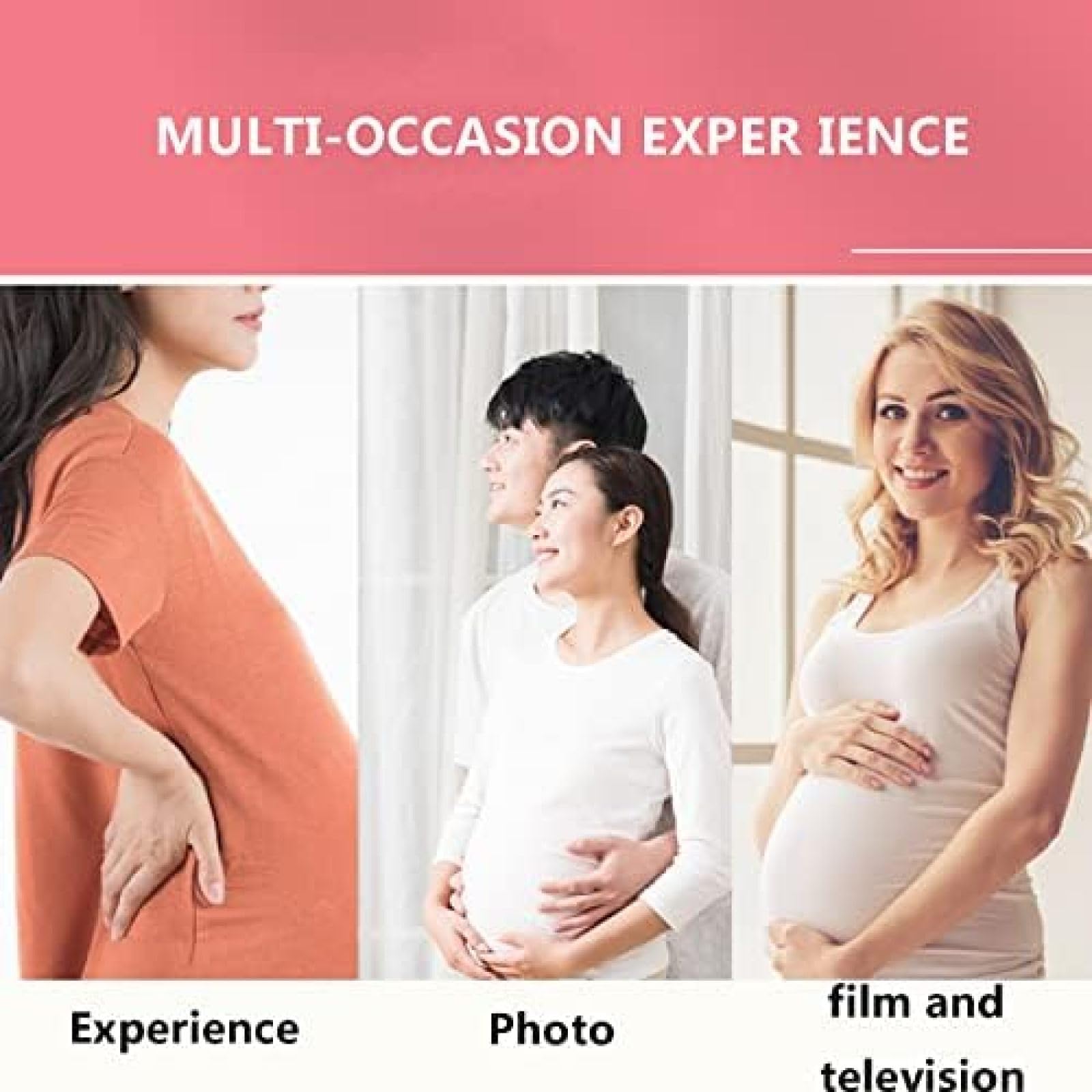 bergroer Knstlicher Babybauch, Realistischer Groer Geflschter  Silikon-Schwangerschaftsbauch, Riesiger Falscher Schwangerschaftsbauch, Fr  ...