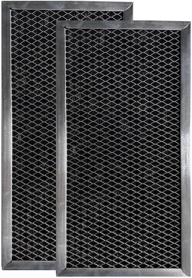Compatible with Whirlpool 4393690 Microwave Range Hood Charcoal Carbon Filters 2-Pack