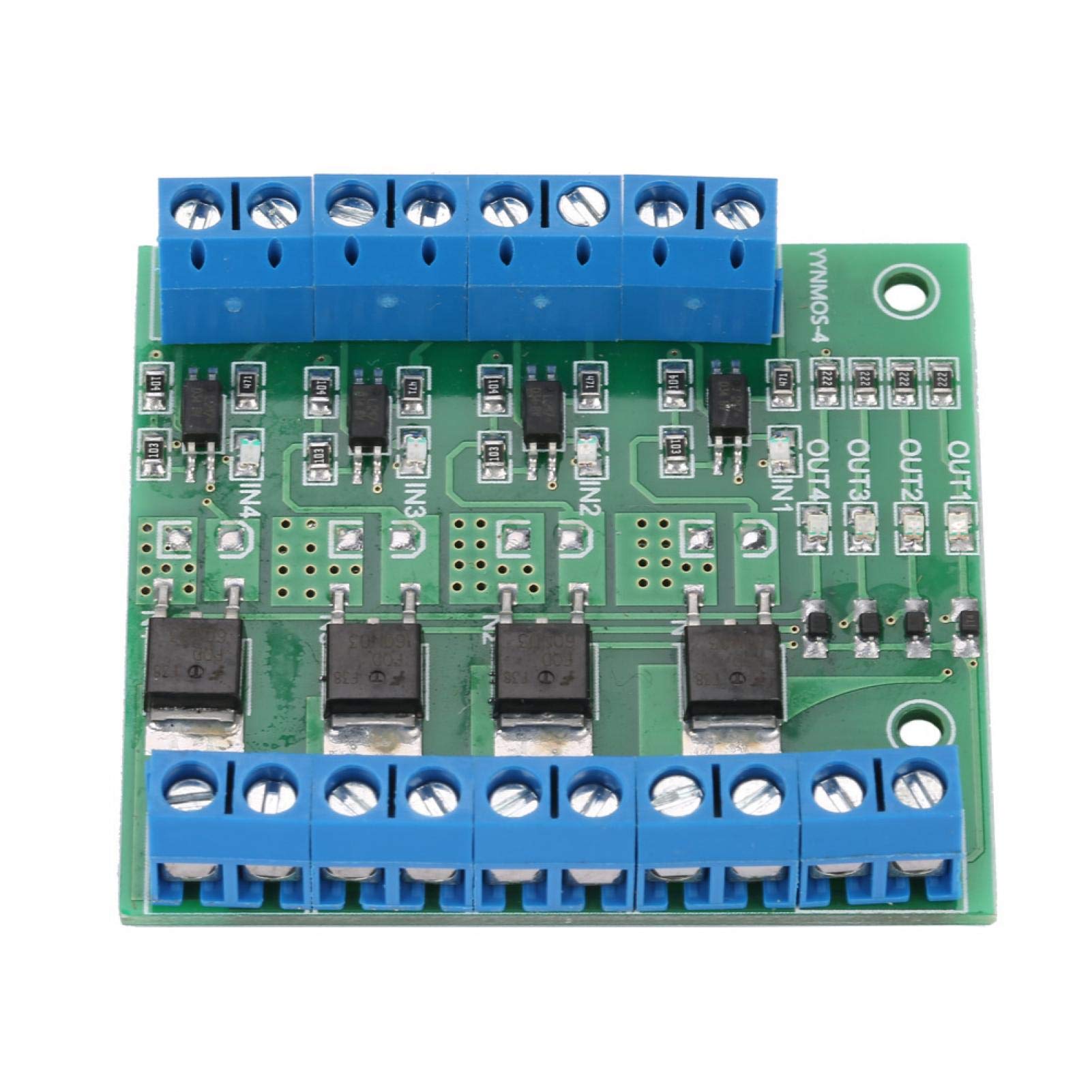 Module MOS FET ， PWM 3-20V à 3.7-27VDC 10A Module de pilote 4 canaux carte de circuit imprimé d'amplificateur PLC
