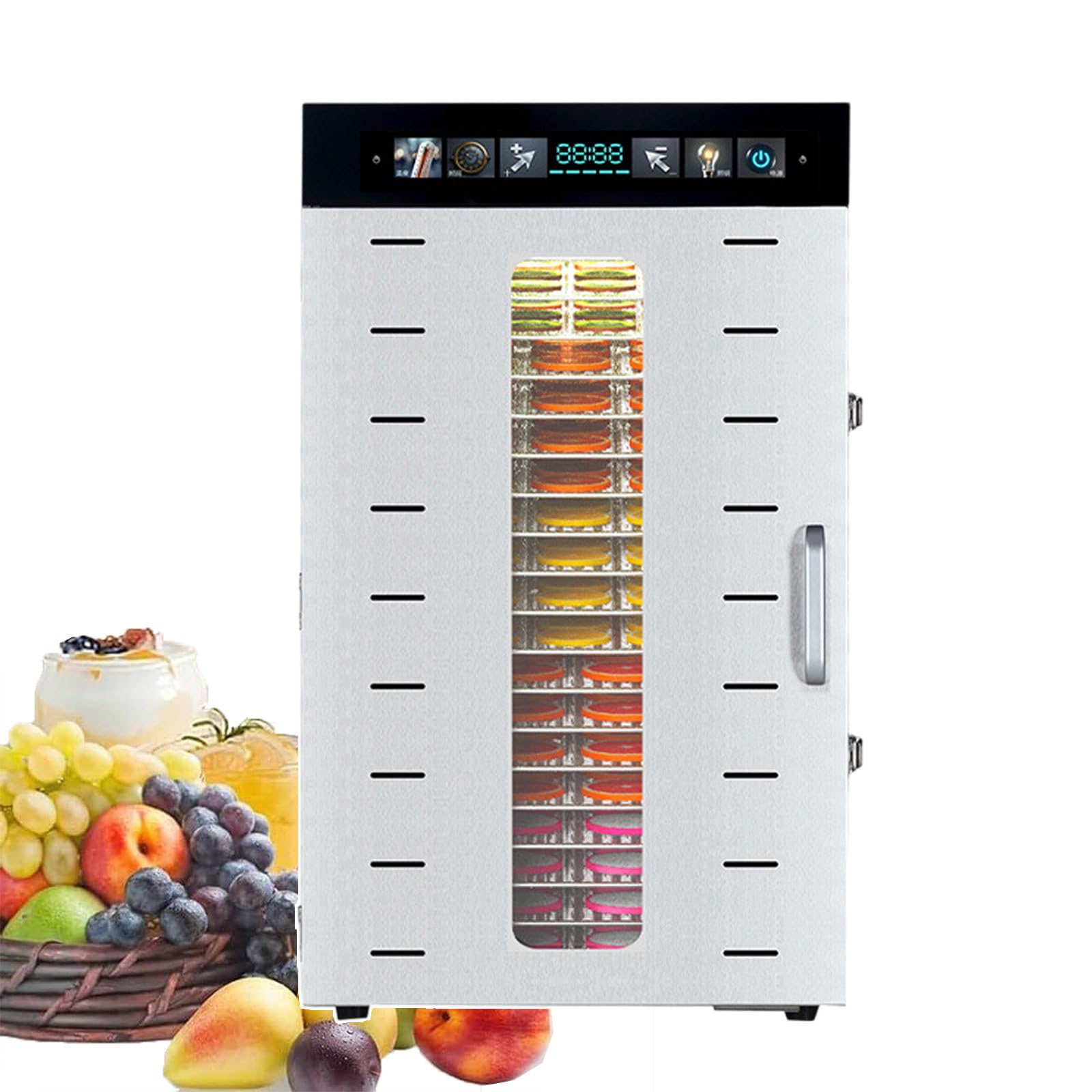 AYCDL Commercial Food Dehydrator/Electric Food Dehydrator Machine/Stainless Steel Jerky Dehydrator Machine