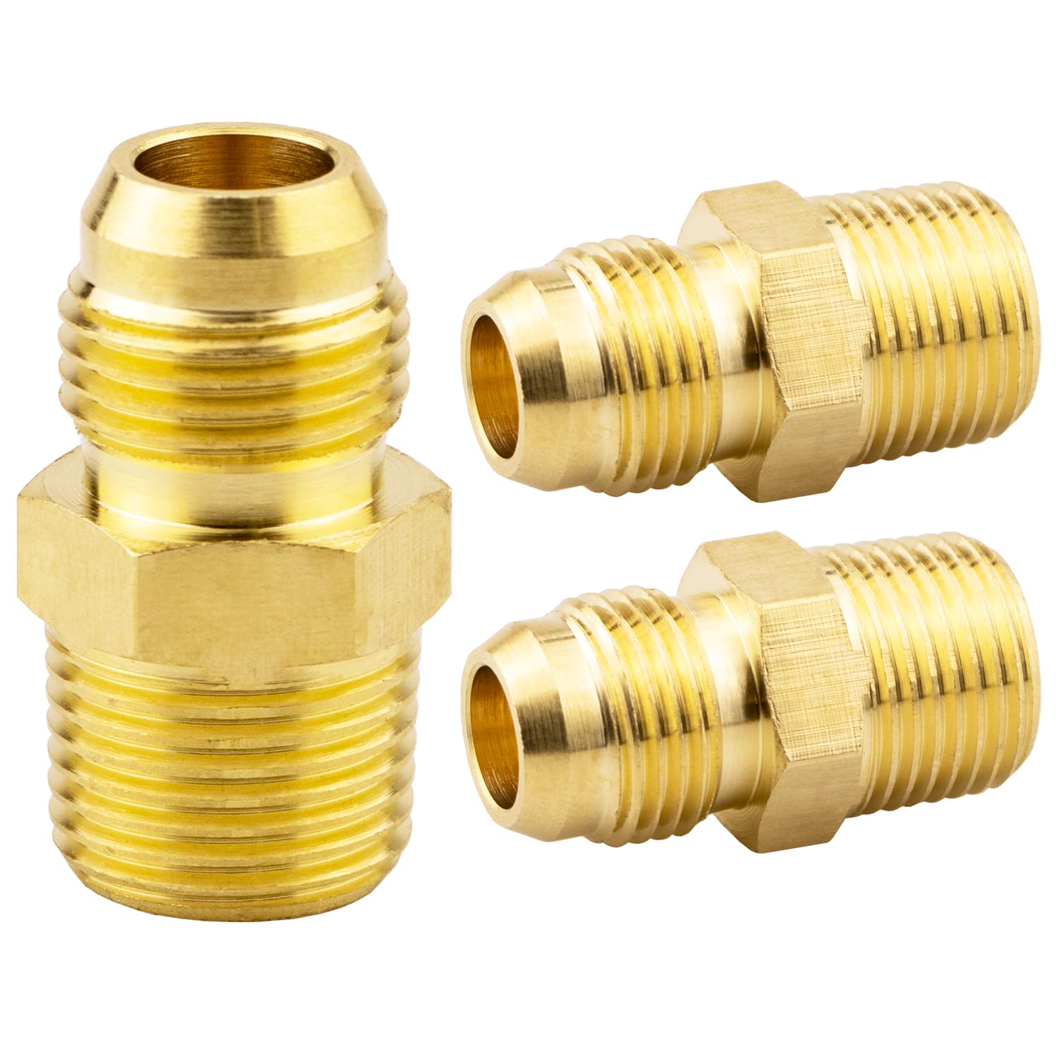 PrecisionGeek Bleu Aluminium 1/8 NPT Embout D'accouplement Avec Gaine De Tuyau 5 Mm 6 Mm (1/4