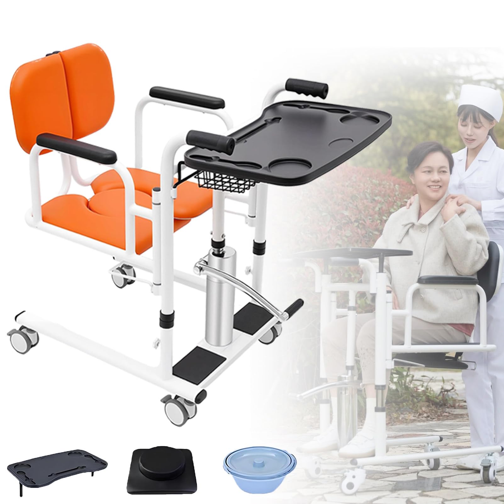 Amazon.co.jp: 患者用リフト移乗椅子 家庭用 5 in 1 介護補助車椅子 Amazon.co.jp: 患者用リフト移乗椅子 家庭用 5 in 1 介護補助車椅子