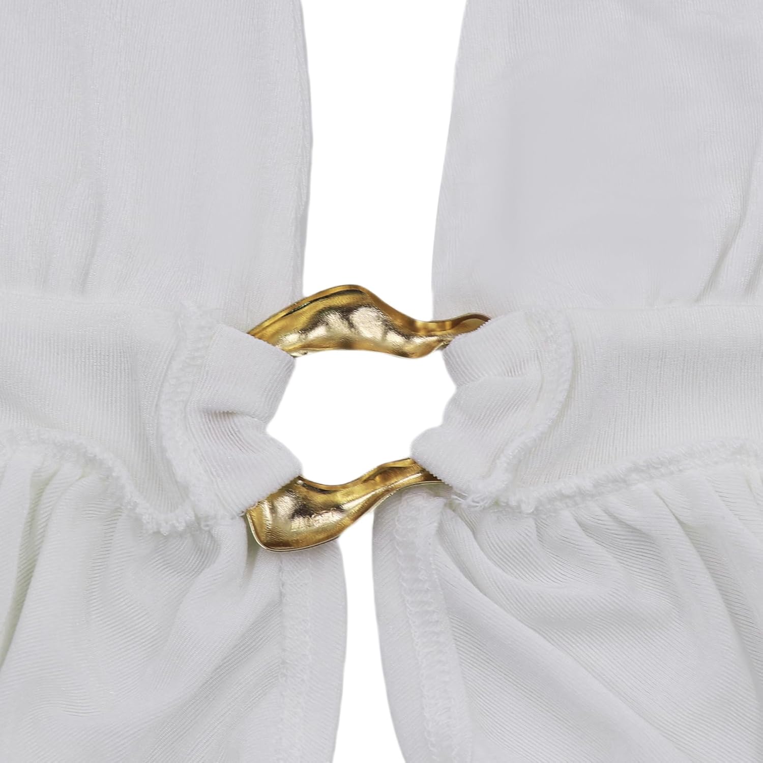 Women's Sexy Draped Cowl Deep V Neck Crop Top Open Back Halter Vest Tank Top Sleeveless Party Rave Going Out Tops - Image 7