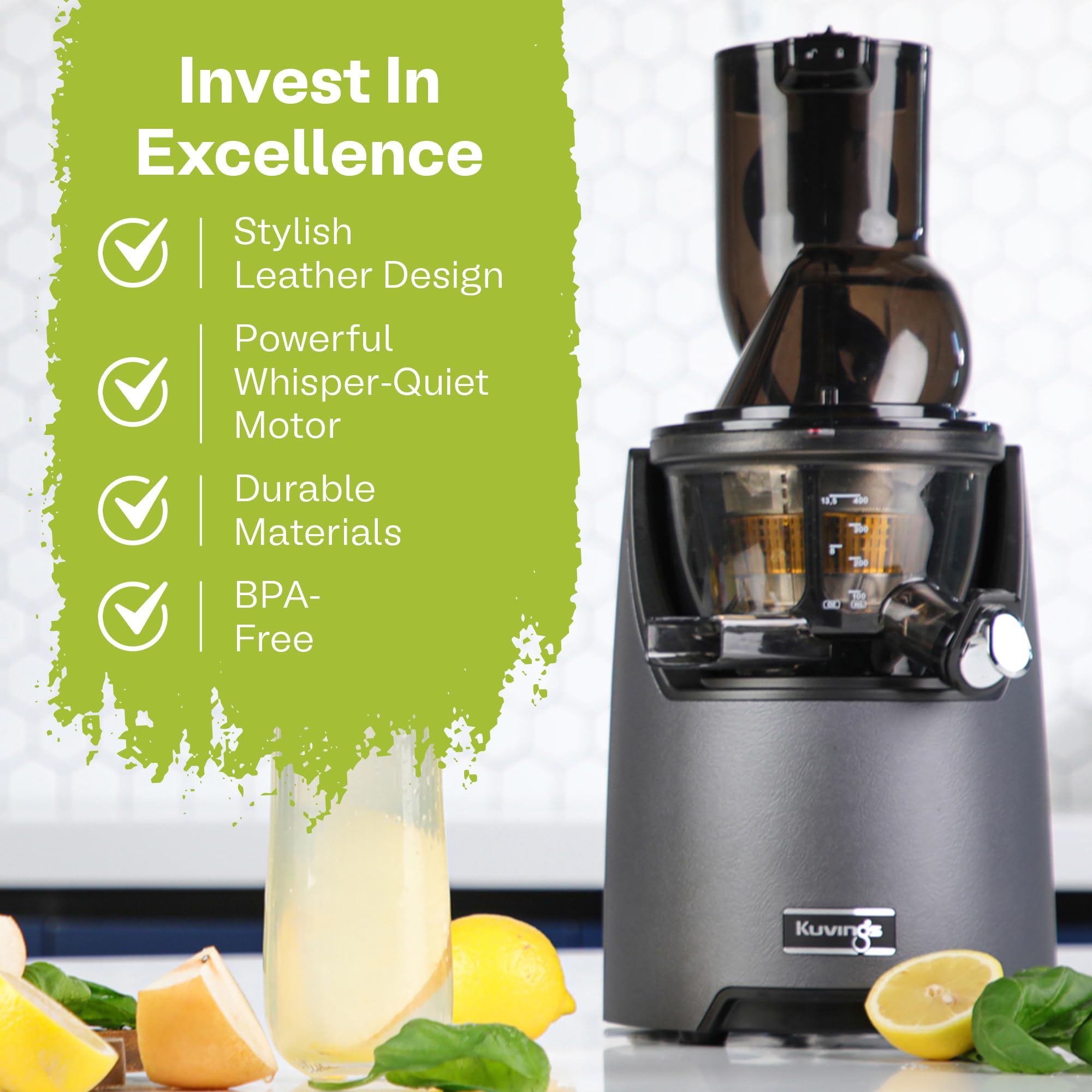 Kuvings EVO820GMS Whole Slow Juicer - Product Features