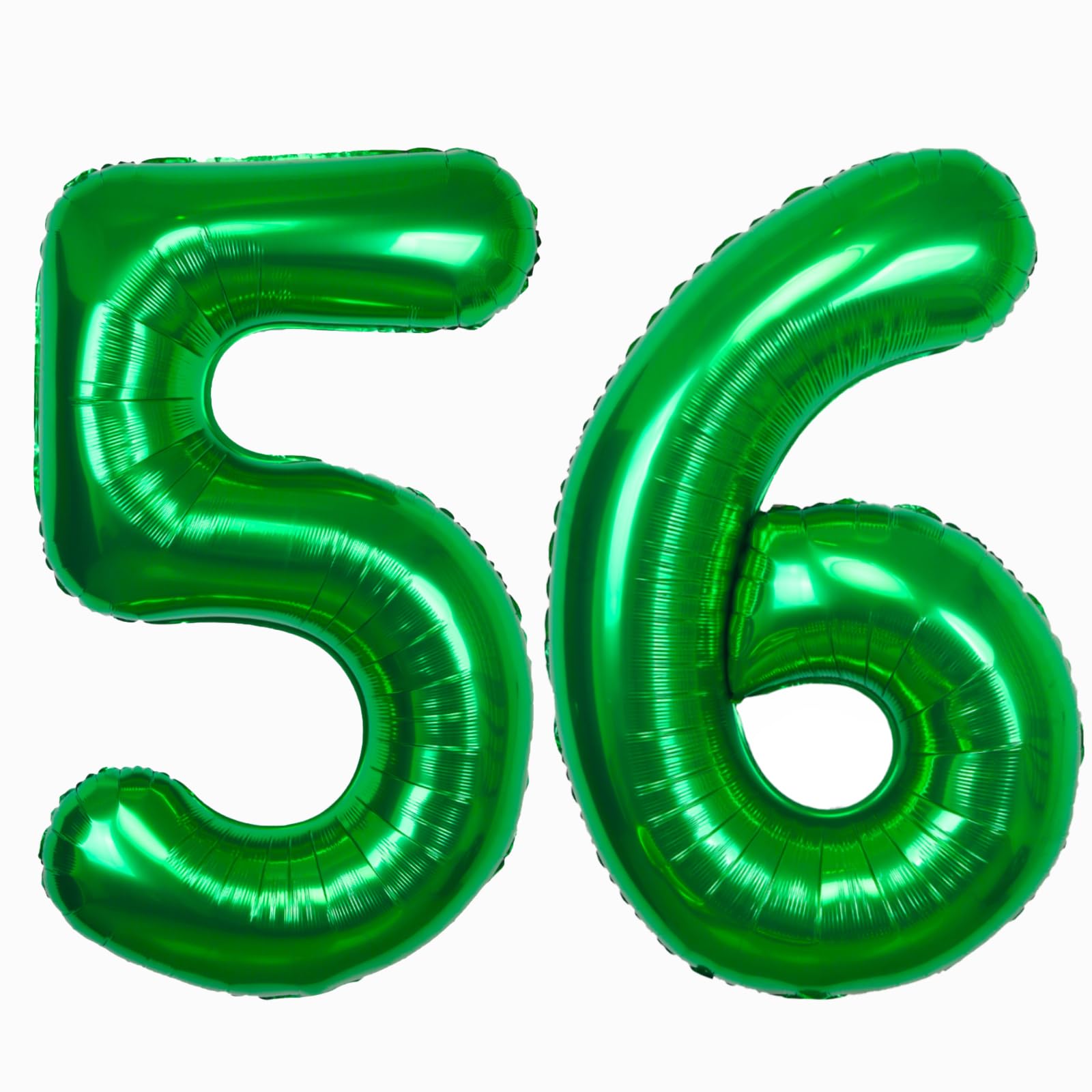 Silver Helium Party Balloon Decorations 32 Inch Silver Number 56 ...