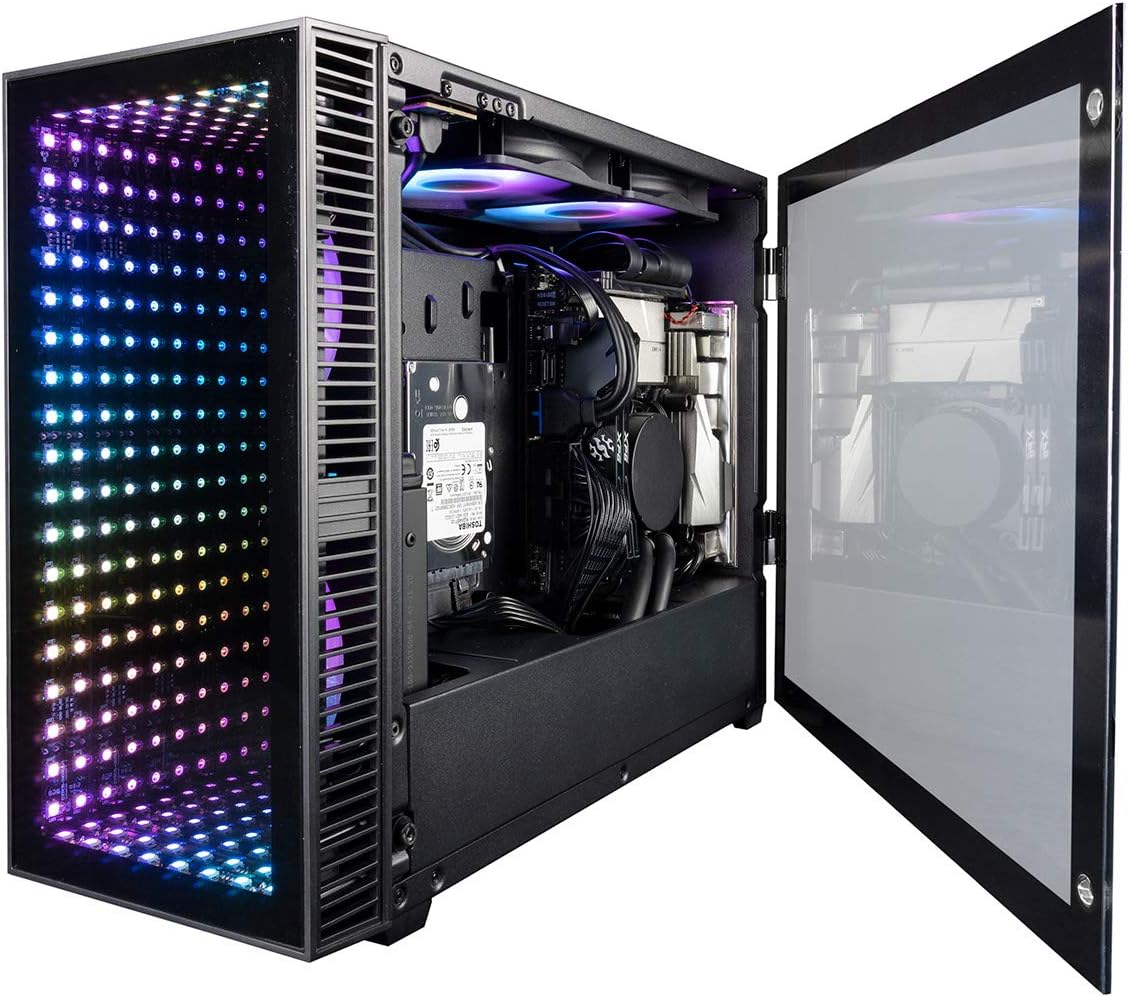 Special CUK Continuum Mini Gaming PC (Liquid Cooled Intel Core i9, 32GB RAM, 512GB NVMe + 1TB HDD, NVIDIA GeForce RTX 3060 12GB, 650W PSU, AC WiFi, Windows 10 Home) Tiny RGB Desktop Gamer Computer Discount 80% CUK Continuum Mini Gaming PC (Liquid Cooled Intel Core i9, 32GB RAM, 512GB NVMe + 1TB HDD, NVIDIA GeForce RTX 3060 12GB, 650W PSU, AC WiFi, Windows 10 Home) Tiny RGB Desktop Gamer Computer