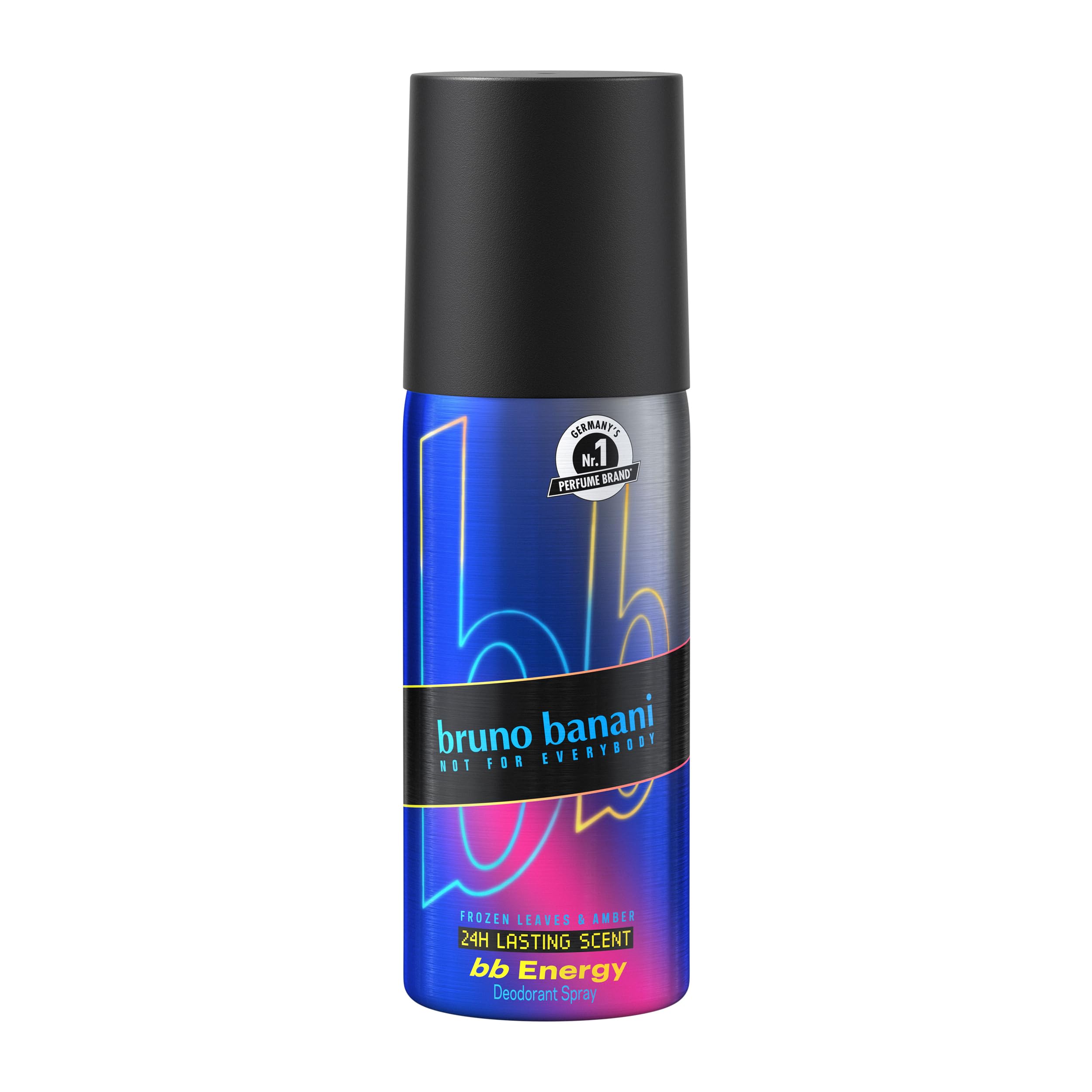 bruno banani bb Energy Deodorant Body Spray, holziger, maskuliner Fougère-Duft, vegane Formel, langanhaltendes Deo, 150 ml