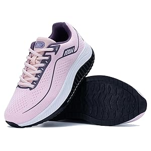 IIV Women Walking Shoes with Arch Support, Orthotic Sneakers for Plantar Fasciitis Comfortable Casual Tennis Shoe US 5.5-11
