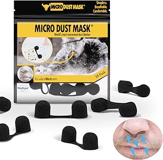 Dust Mask for Nose - Nose Filter Dust Blocker, Disposable Breathable Woodworking, Lawn Mowing, Construction