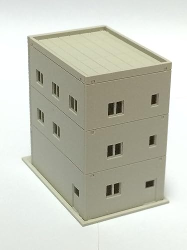Miniatura 2 de Outland Models Ferrocarril Moderno Edificio de 3 PisosTienda C Sin Pintar N Escala 1160