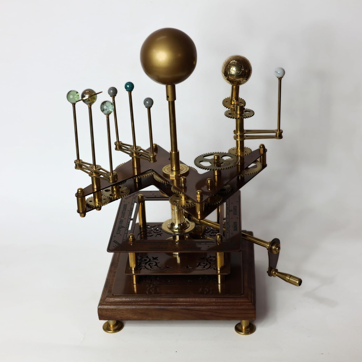 Handcrafted Vintage Orrery – Solar System Model for Home Décor & Perfect Housewarming Gift