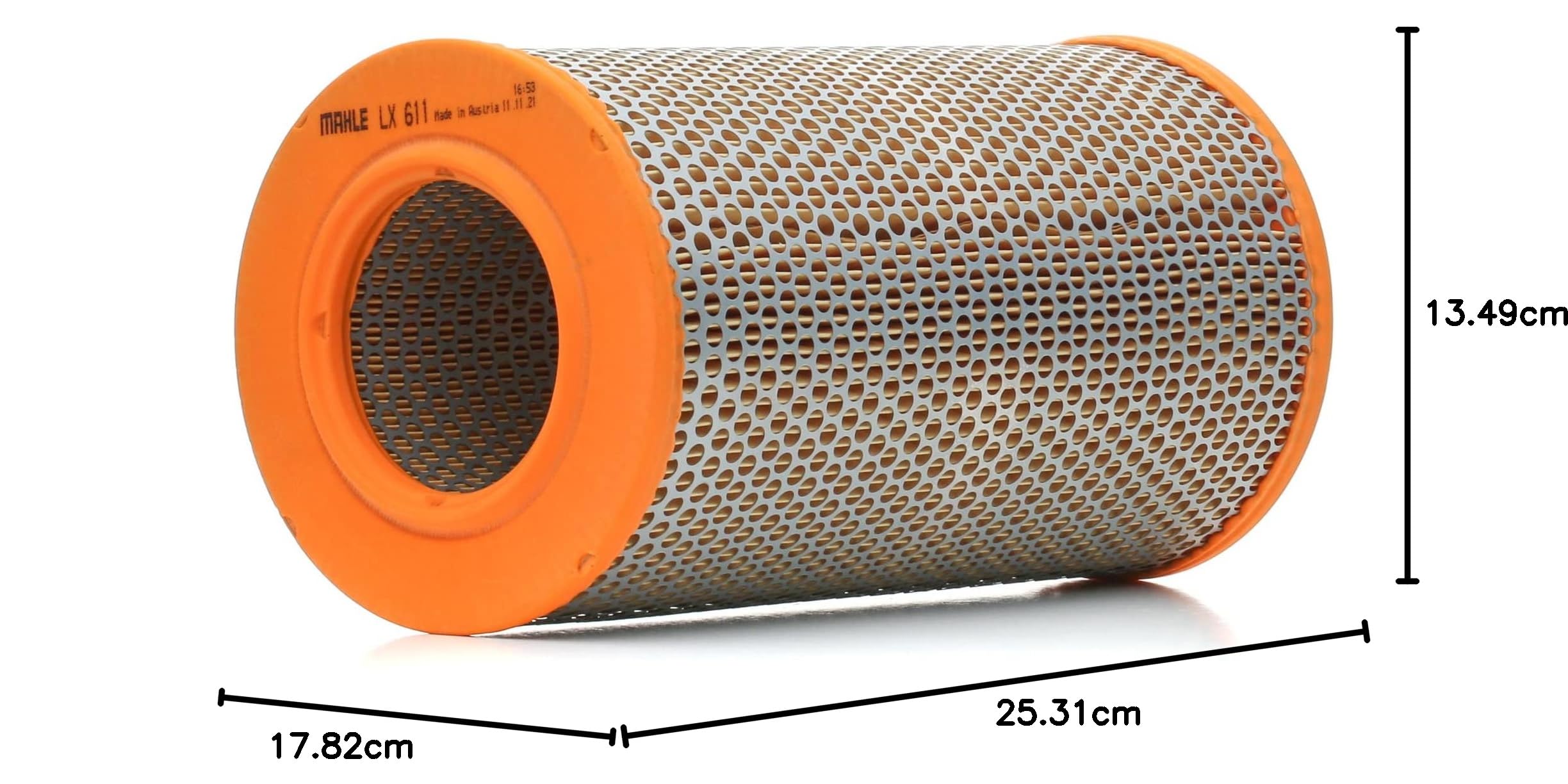 LX 3753 MAHLE Air Filter 281,6, 262 Mm, Filter Insert | Truck AUTODOC