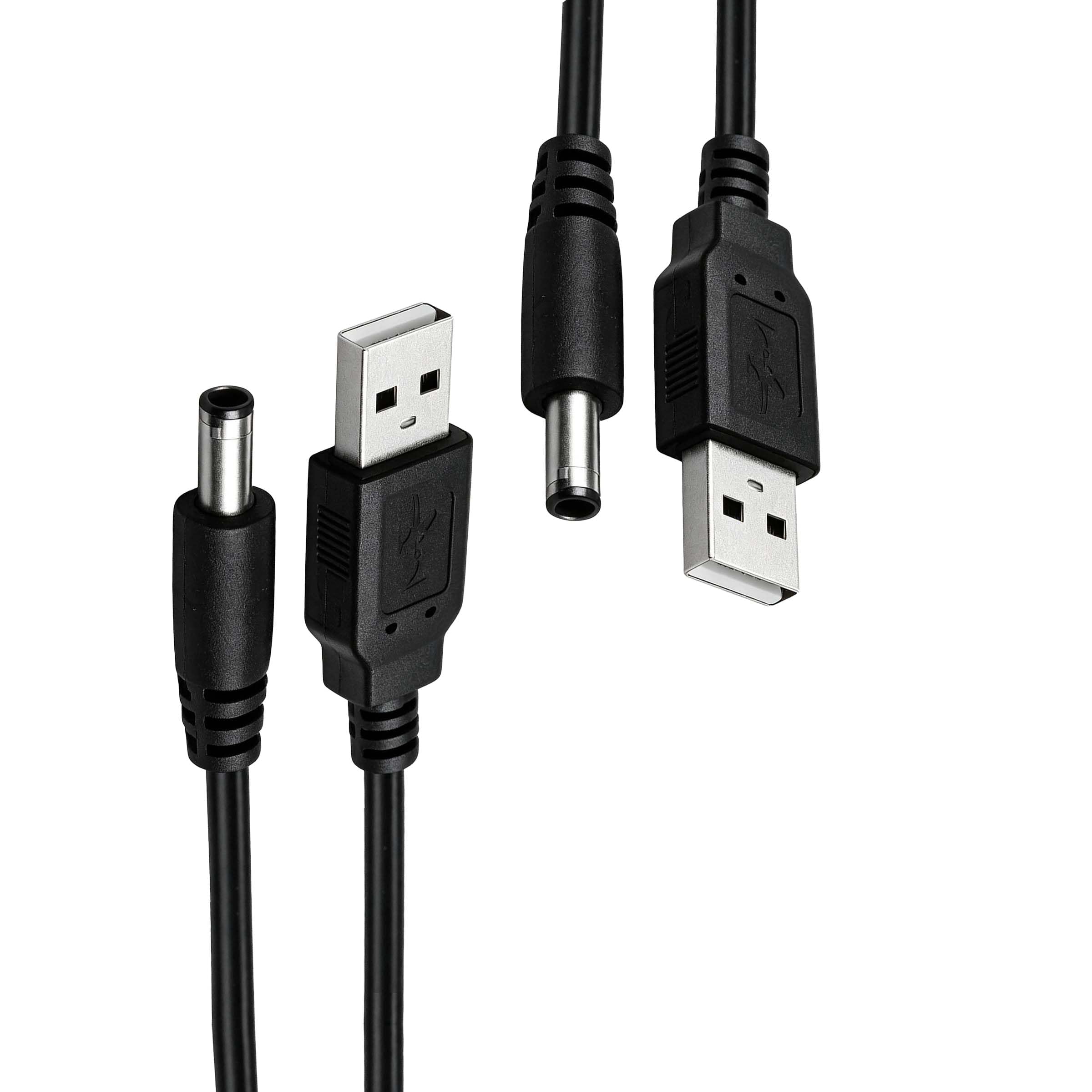 2 Park Charger Cord Replacement for Flawless Pedi, Electronic Pedicure Tool - USB to DC 3.5 * 1.35mm Barrel Cable 6 ft