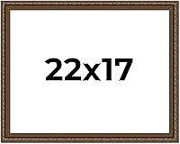 Vista 85 de Marco de fotos completo de madera dorada envejecida de 16 x 20 pulgadas con plexiglás acrílico UV, parte trasera de tablero de espuma y accesorios