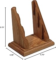 Vista 5 de Wooden Mallet Tarjetero de 3 bolsillos para encimera, roble claro