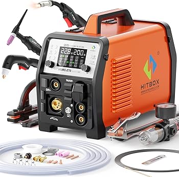HITBOX Multifunctional Aluminum Synergy Digital TIG Welder
