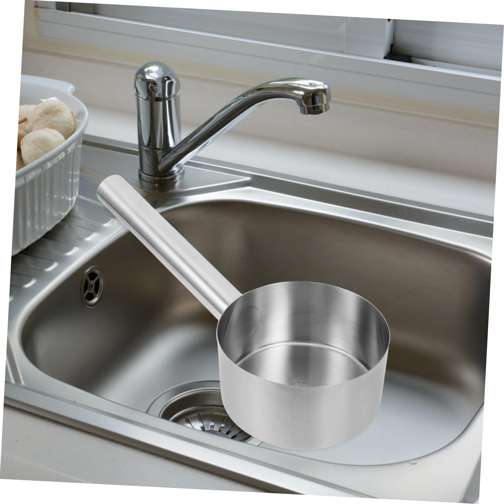 Louche à Soupe Métal Longue Pour Cuillère à Eau Arrosage Plantes Légumes Maison Jardin