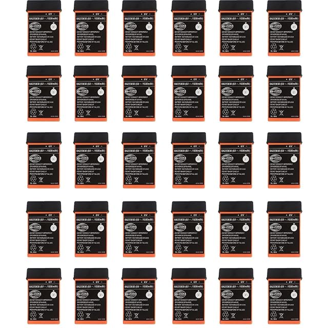 KAKAA Pack of 30 HBC Radiomatic Battery BA225030 6V 1500mAh BA225030 Ni-Mh Rechargeable Battery for HBC Crane Remote