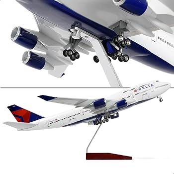 QIYUMOKE Delta 747 1/160 Large Scale Airplane Model -17