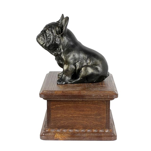 Foto 3 de 8 de Art-Dog Urna para Cenizas de Perro - Memorial Hecho a Mano con Estatua de Bronce Fundido en frío