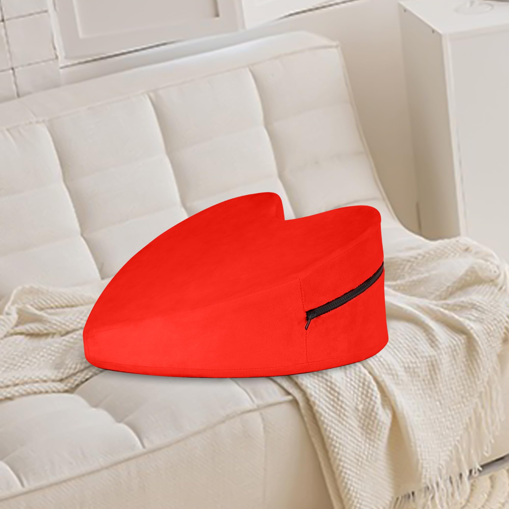Sex Pillow Foam Heart Pillow Sex Position Pillow for Adults Sex Cushion Sex Furniture for Bedroom Couples Sex Toys