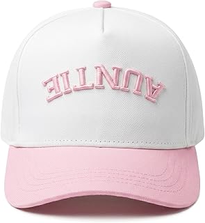 Auntie Trucker Hat, Embroidered Adjustable Aunt Baseball Cap | Gifts for Auntie, Aunt, Birthday, Family Gathering, Mother’s Day, Christmas Stocking Stuffers for Women, Funny Trucker Hat