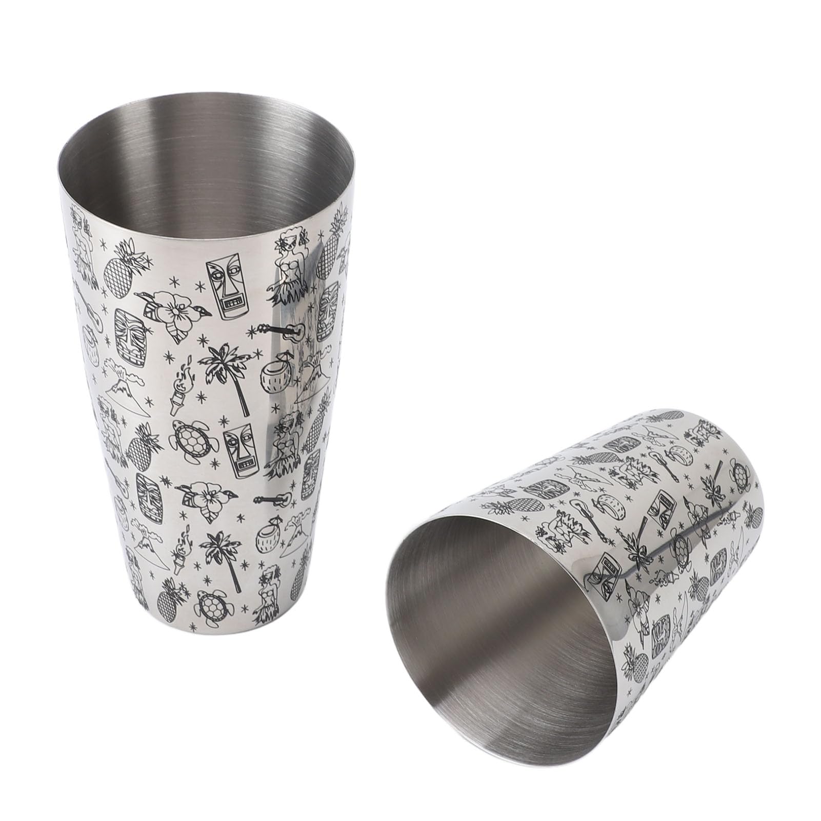 Set shaker per cocktail Boston Bar Shaker in acciaio inossidabile 304 di grande capacità, a prova di perdite e di lunga durata