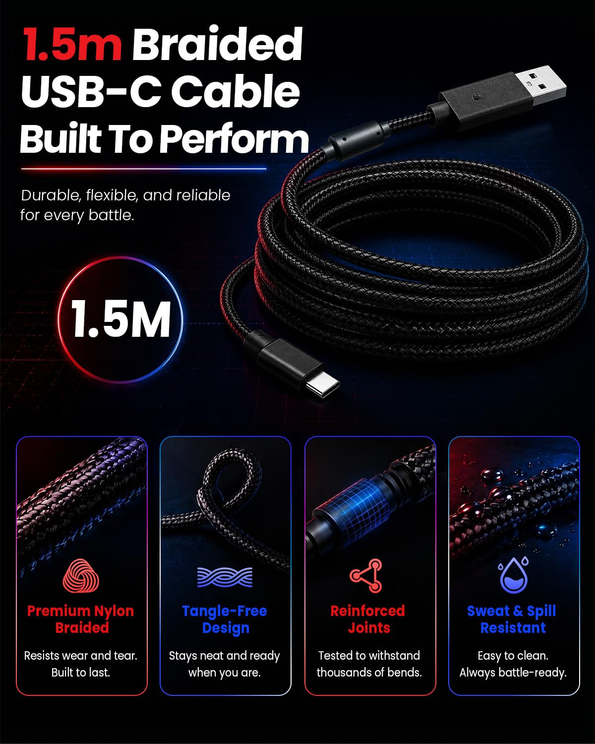 Leverless Controller for PS5, PS3, Switch, PC & Steam Deck | Wired 16-Button Fight Stick with PS5 Boot Dongle, Leverless Arcade Stick, OLED, Web Config, Hot-Swap Keys, SOCD, Turbo & RGB
