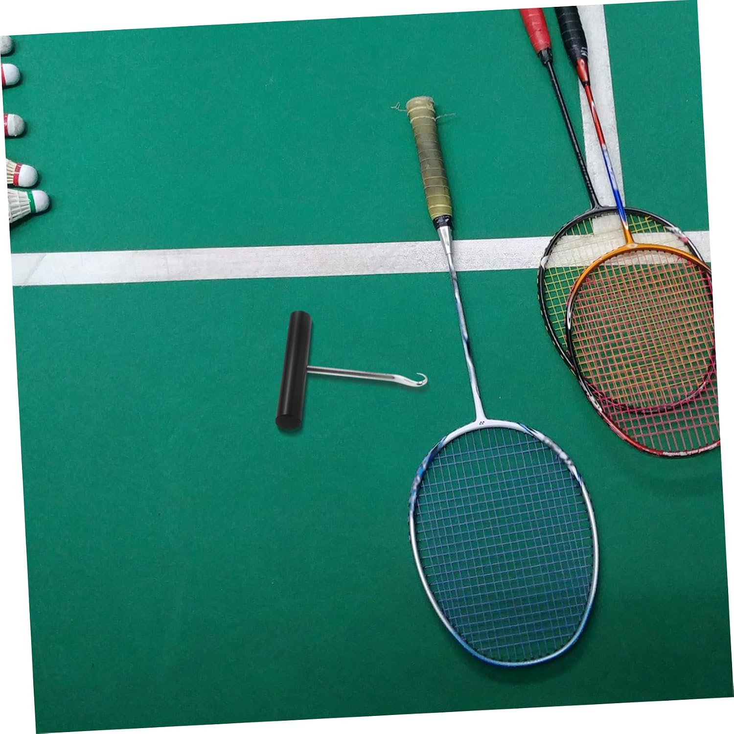 Milisten Sports Tennis Stringing Machine Tools Badminton Racket String Puller Racket Cable Hook Tool Stringing Accessories String Puller for Racquet