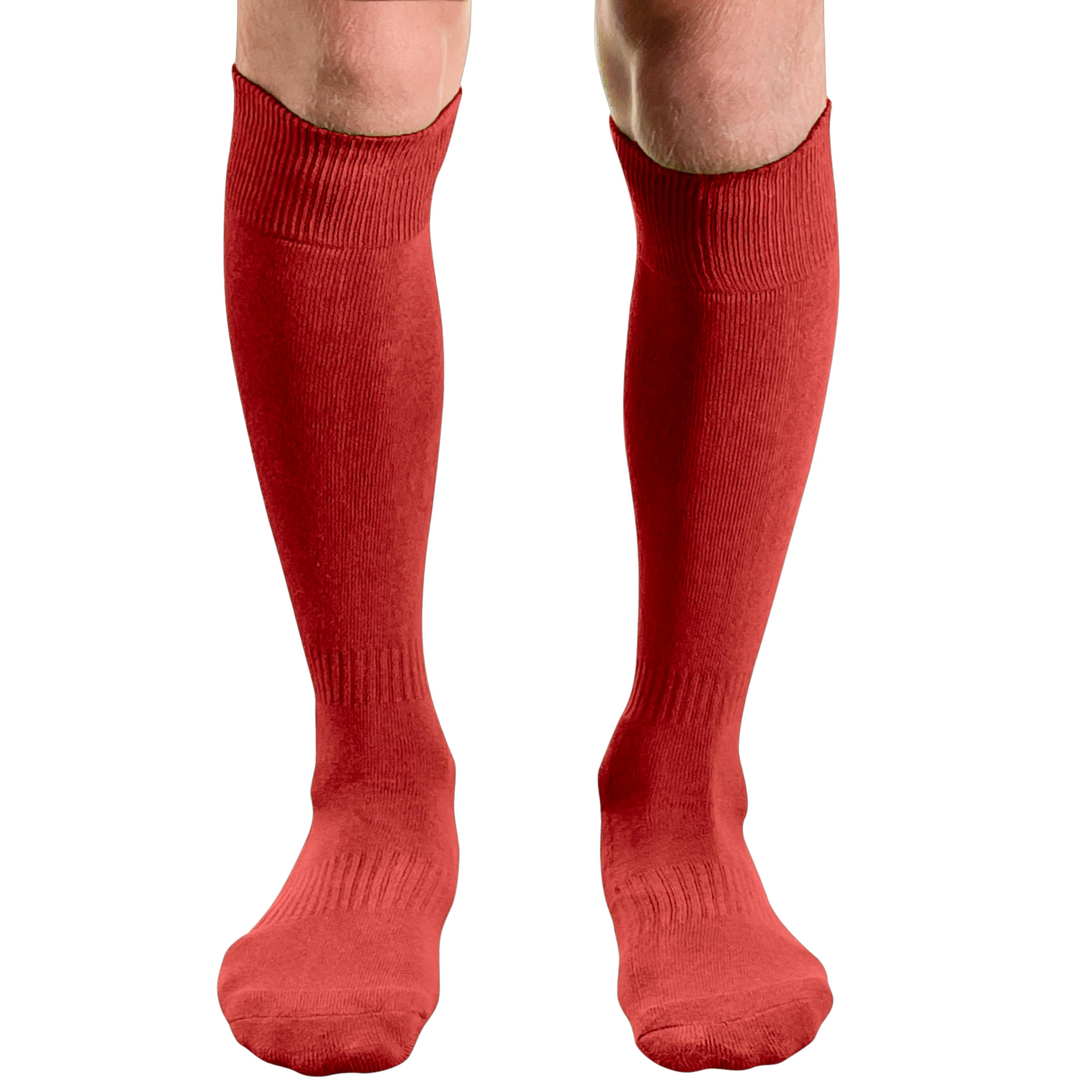 COUVER Cotton Terry-Cushioned Knee High Baseball Softball Multi-Sports Socks, 1 Pair