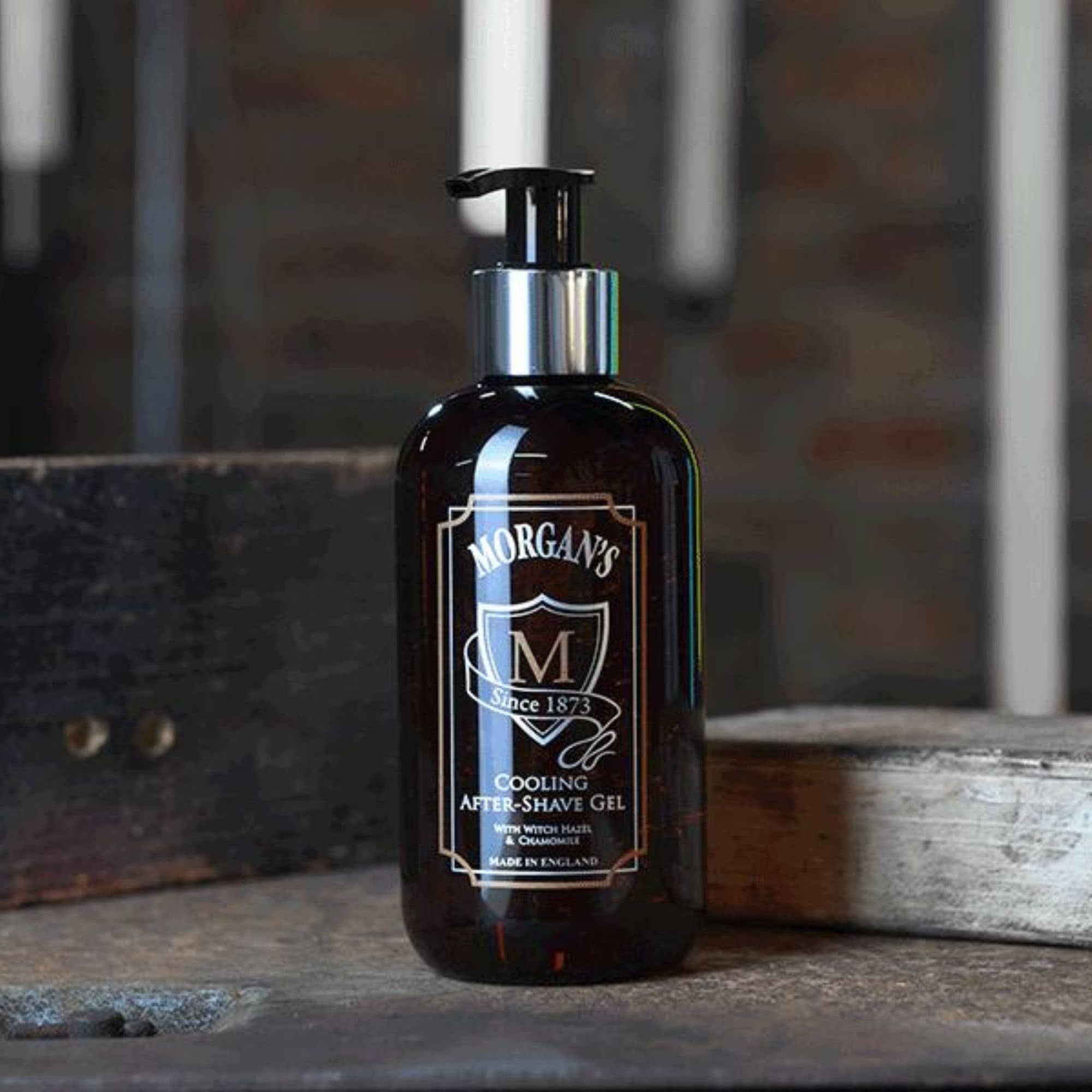 Morgan's Après-Rasage Rafraîchissant Gel Apaisant Hamamélis Camomille Citron Vert Poivre Noir 250ml