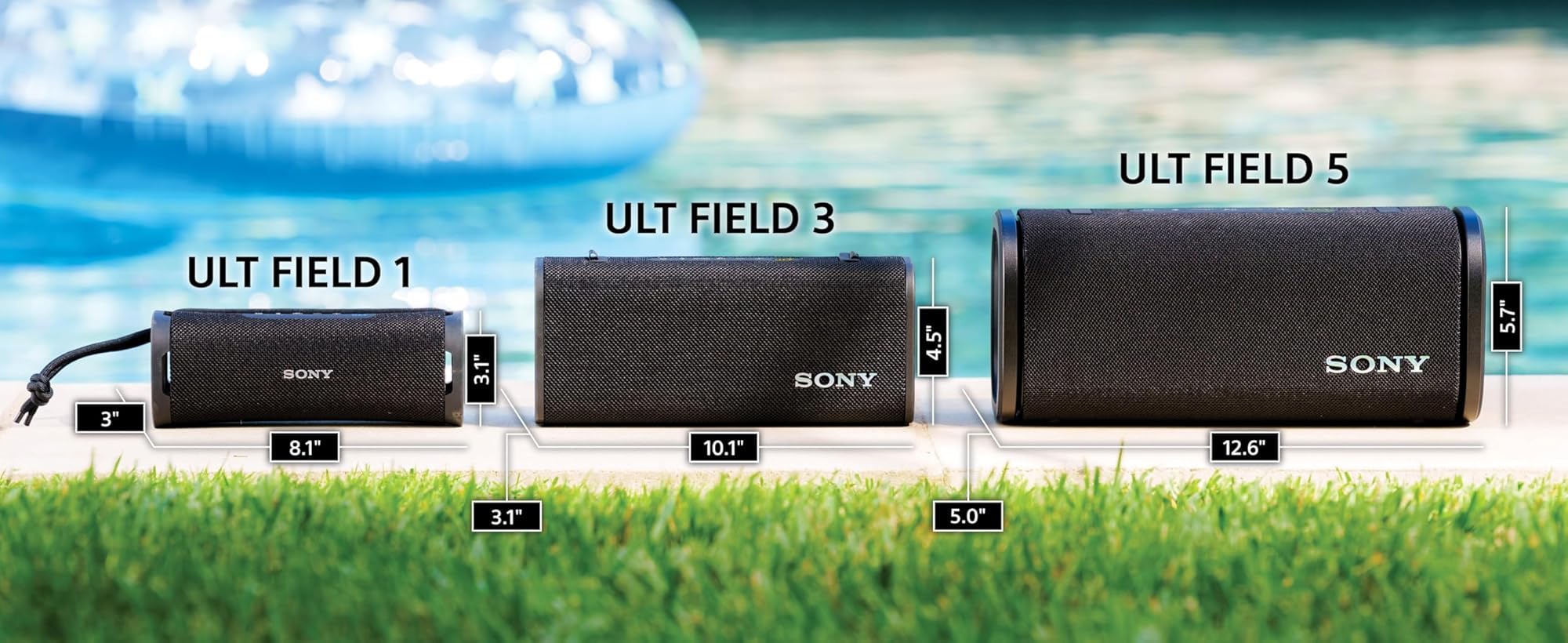 Amazon.com: Sony ULT Field 3 - Altavoz inalámbrico portátil