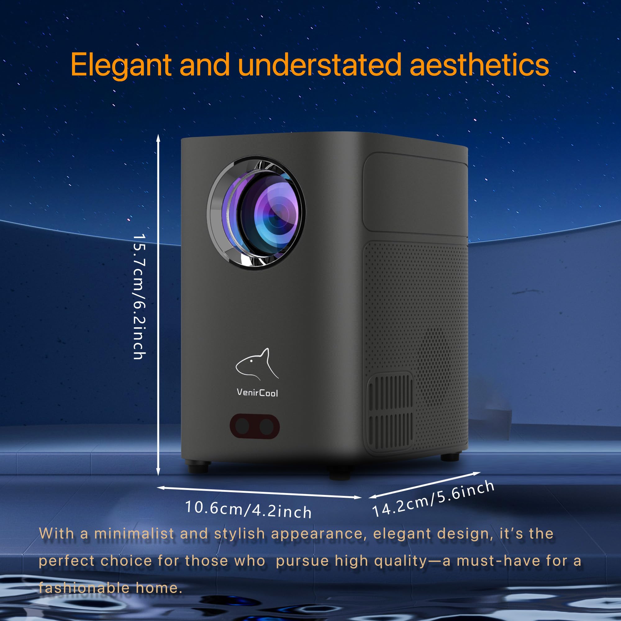 Projektor Q3 Ultra 750 ANSI/10000 ISO LUMEN Android 11 1080P 4k obsługa wyświetlacza FHD - mini inteligentny projektor WiFi i Bluetooth do kina domowego i filmów na świeżym powietrzu z