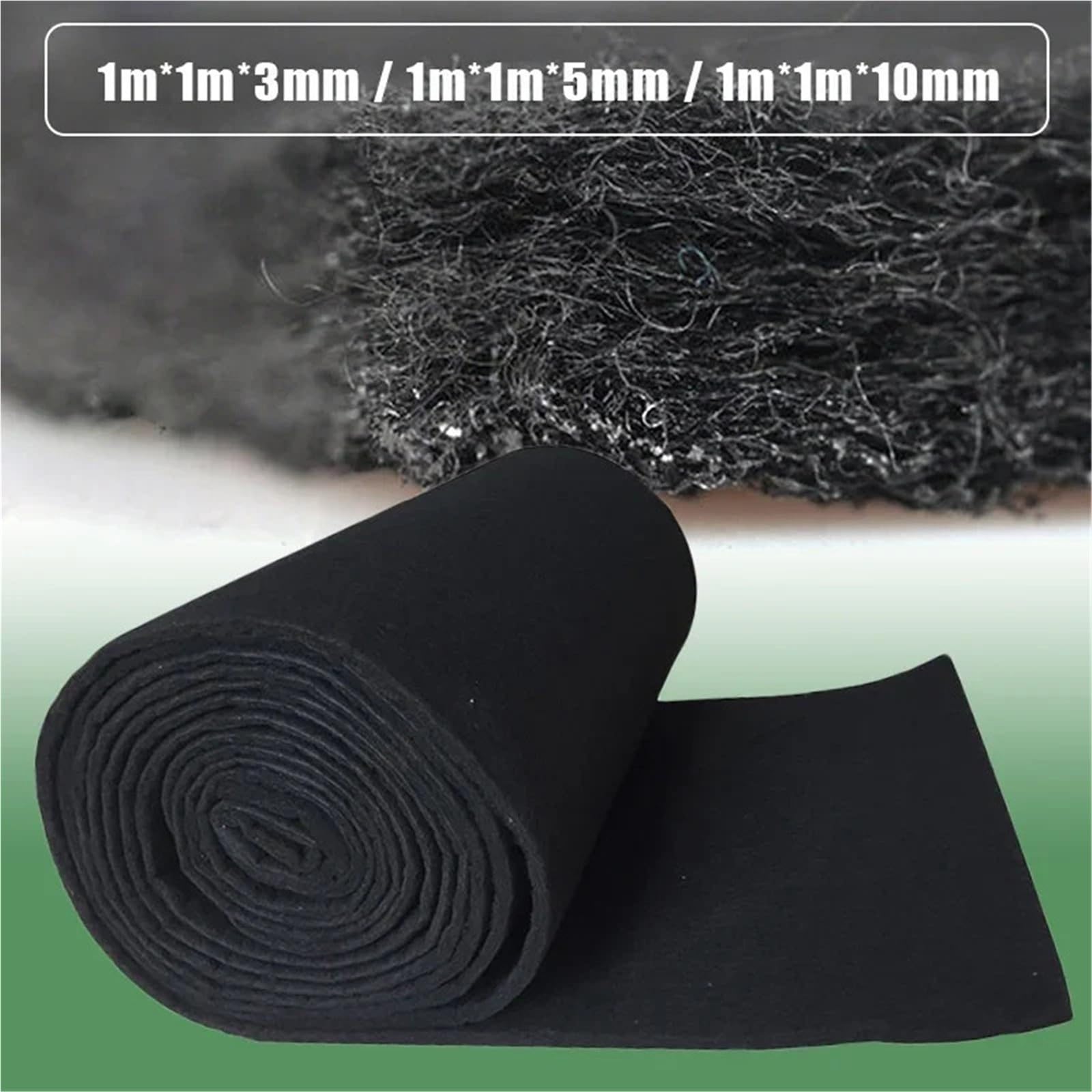 Filtro a Carboni Attivi Foglio filtrante a carbone attivo ad alta densità | Cappa da cucina purificatore condizionatore d'aria for auto(10mmx100cmx100cm)