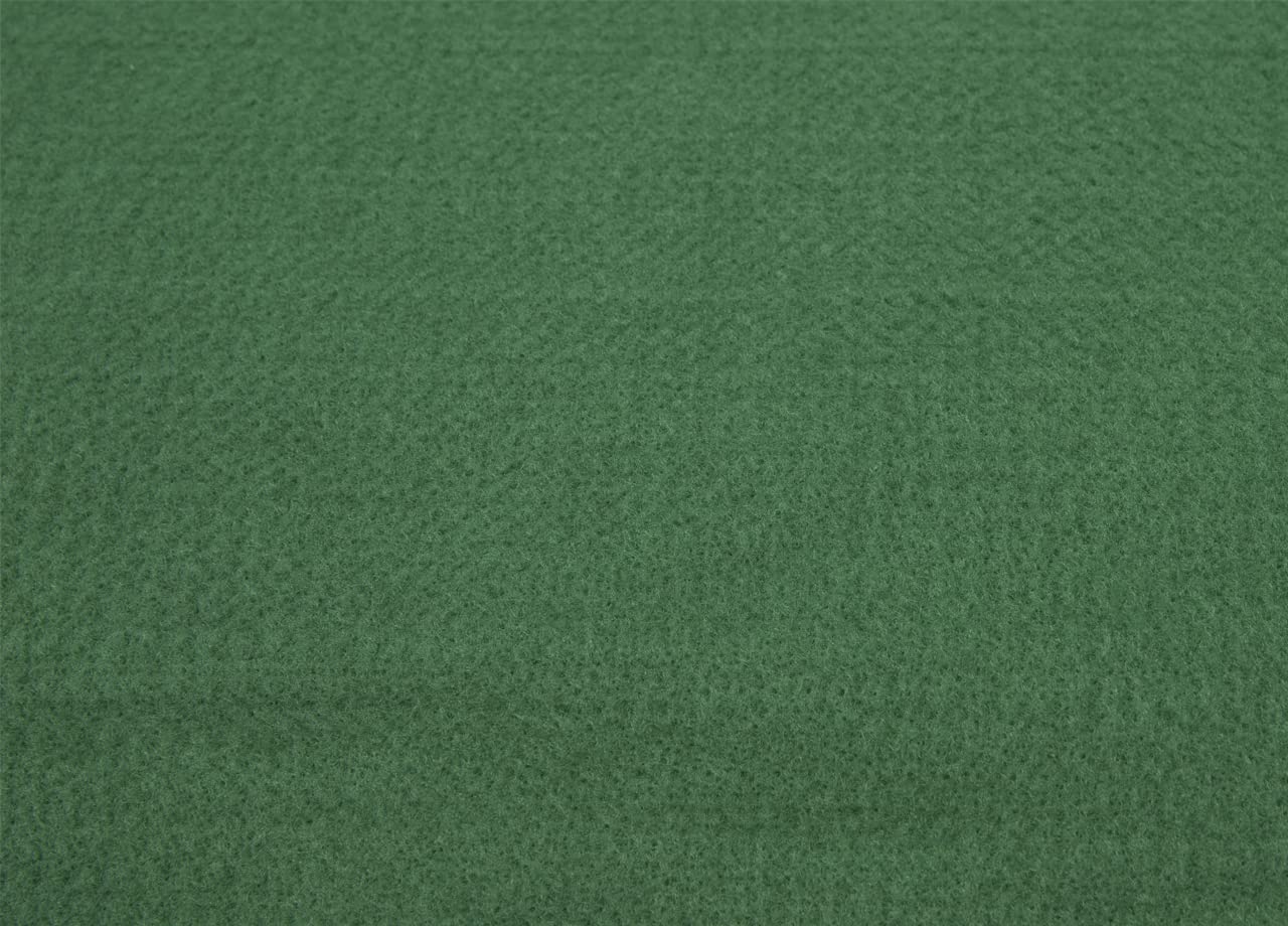 BIANCHERIAWEB Copritavolo sotto Tovaglia Verde Panno Carte Poker Tappeto Giochi da Tavolo 135x220cm Poker