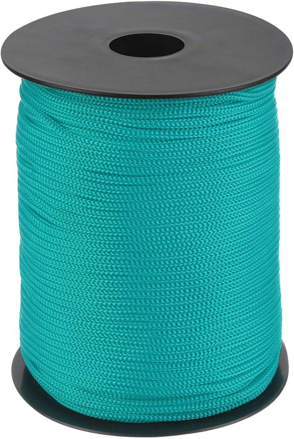 Generic 1/8 Inch Polypropylene Rope Braided Ropes, 328ft Nylon Rope Hollow Utility Cord for Clothesline, Camping, Hiking, Outdoor, Peacock Green