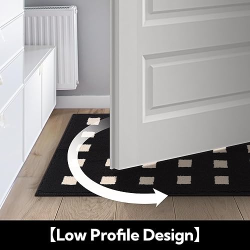 Miniatura 84 de GRANNY SAYS Felpudo para interiores, 32 x 48 pulgadas, antideslizante, tapete grande para puerta, tapete de bienvenida para exteriores, lavable