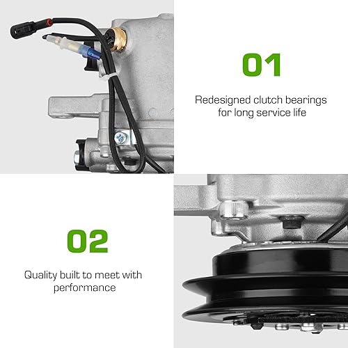 Miniatura 2 de AC Aire Acondicionado Compresor Embrague Ajuste para Kubota M108S M5040 M7040 M8540 M9540 Tractor 3C58197590 SV07E 3C58150060