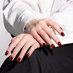 MAYCHAO 15ML Red Gel Nail Polish 1Pc Burgundy Red Gel Polish Soak Off UV LED Nail Polish Nail Art Starter Manicure Salon DIY at Home, 0.5 OZ
