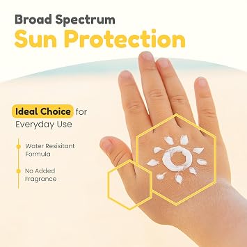 Unscented Mineral Baby Sunscreen SPF 50 - Safe Sun Protection by Mother Sparsh