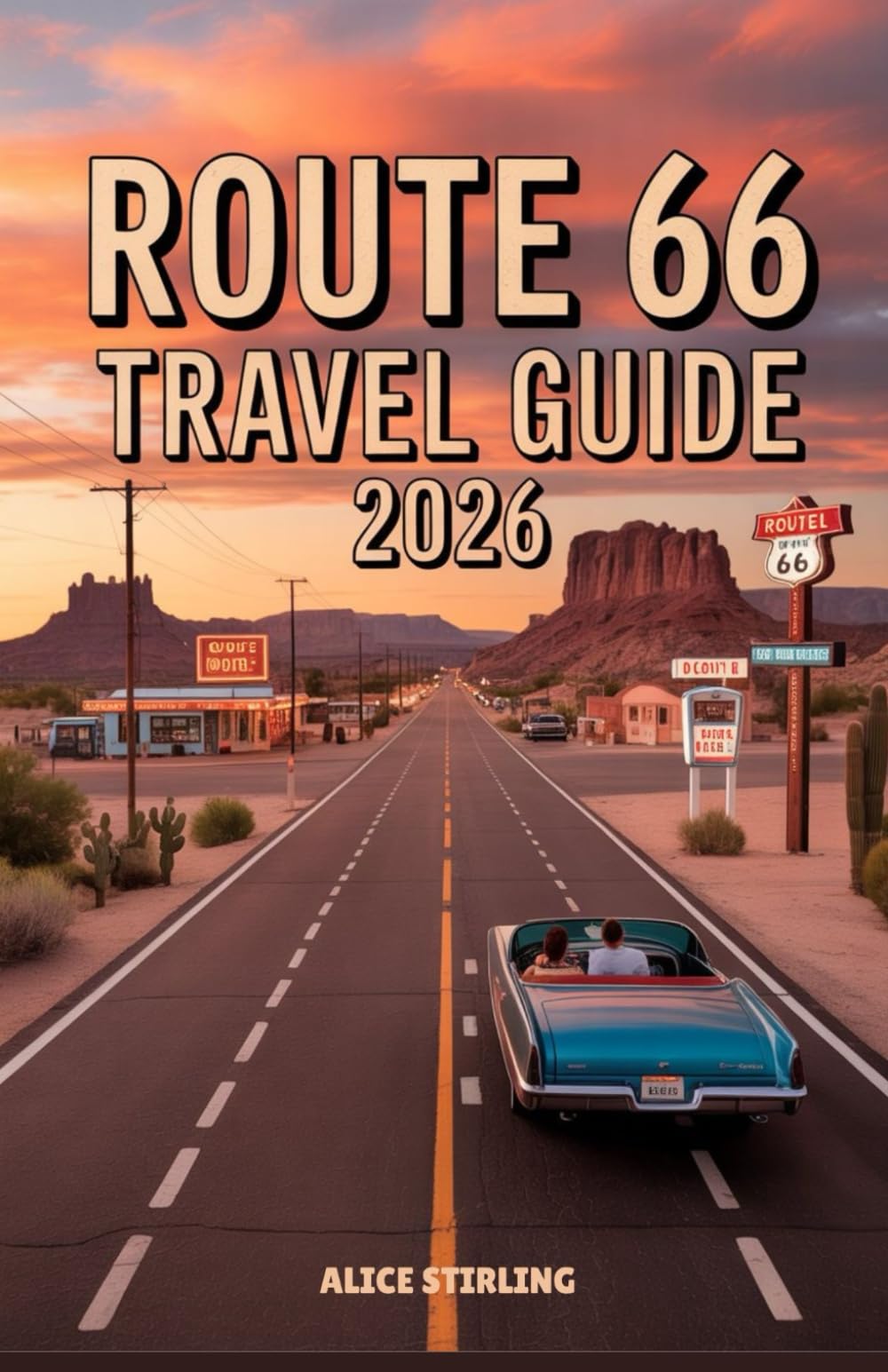 Route 66 Travel Guide 2026: The Historic American Highway from Chicago to Santa Monica with Planning Advice, Roadside Diners, Vintage Motels, and ... Families, and Road Trip First-Timers